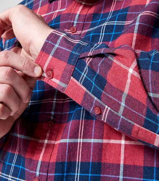 Mr Big Flannelette Shirt - Red Check