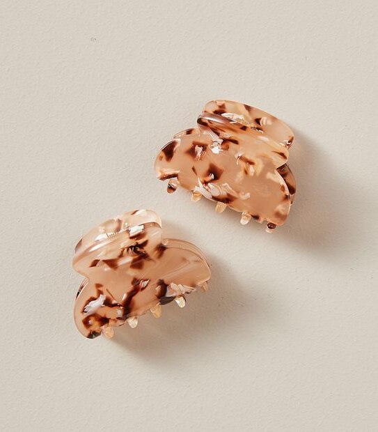 2 Pack Mini Claw Clips  - Pink