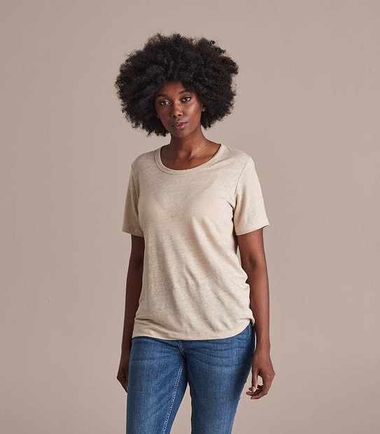 Linen Blend T-Shirt