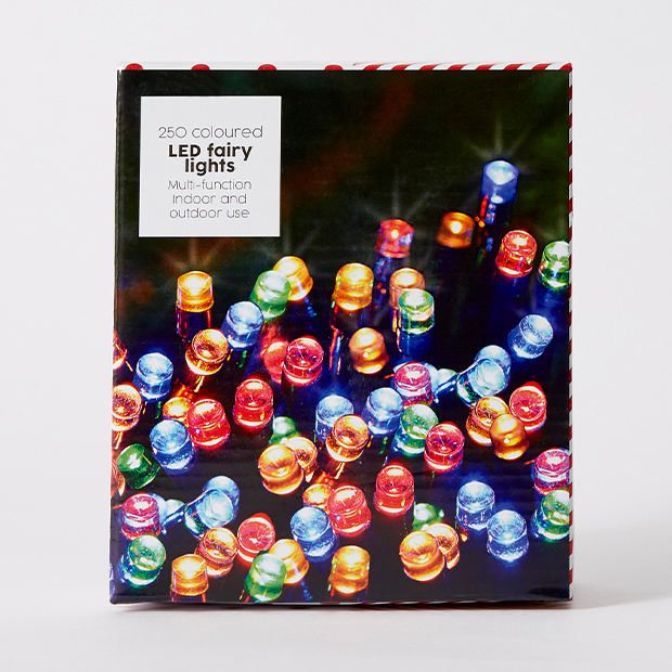 Target Christmas 250 LED Fairy Lights - Coloured | Target ...