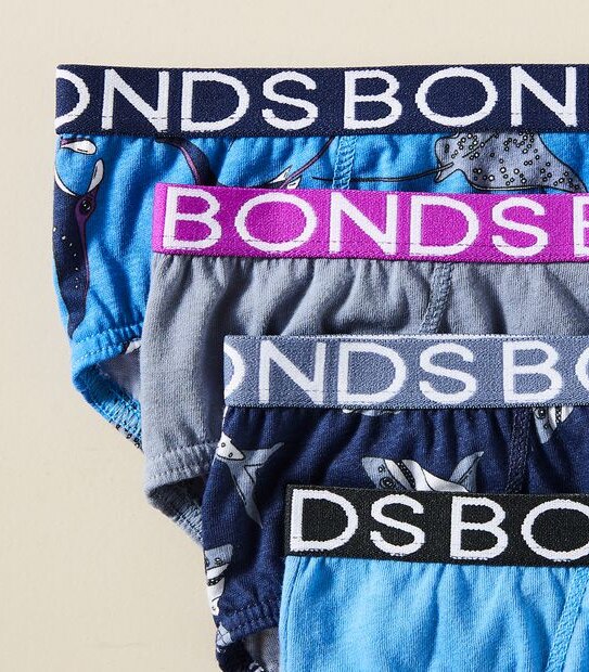 4 Pack Bonds Briefs