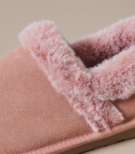 Womens Sylvie Suede Moccasin Slippers
