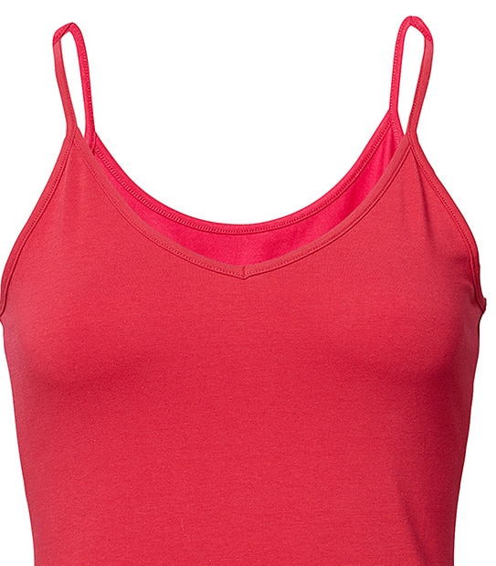 Lip Elastic Singlet - Persian Red