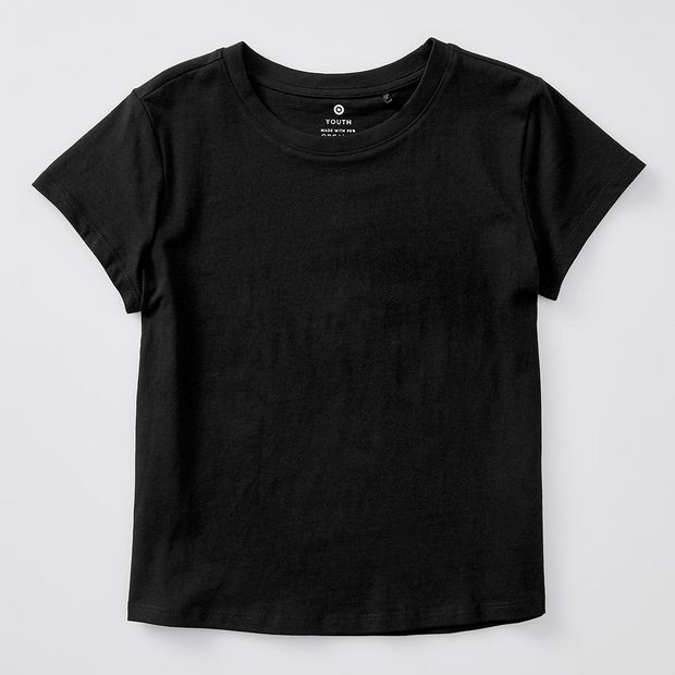 Organic Cotton T-shirt - Black | Target 