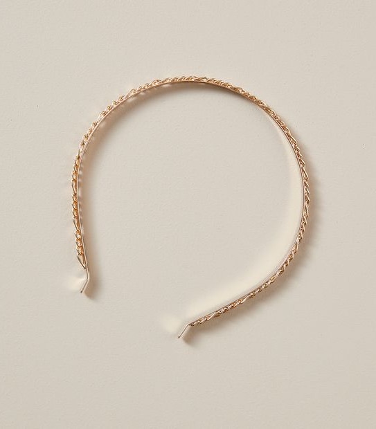 2 Pack Pearl and Gold Chain Headband