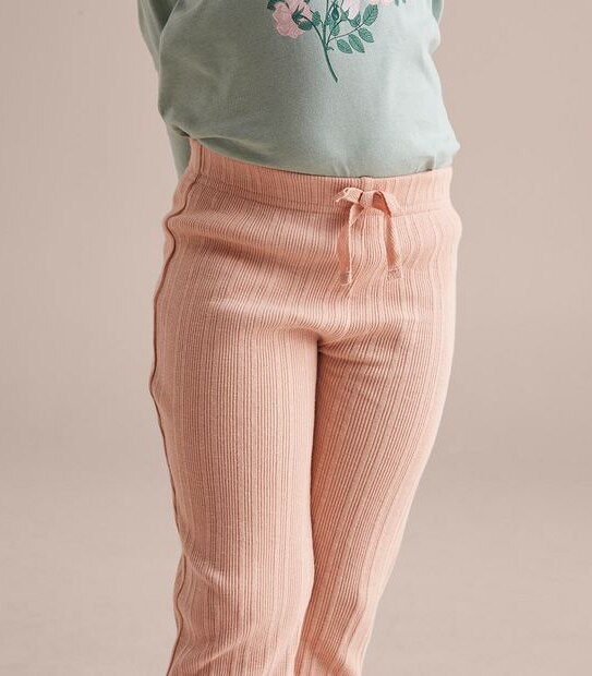 Rib Flare Pants