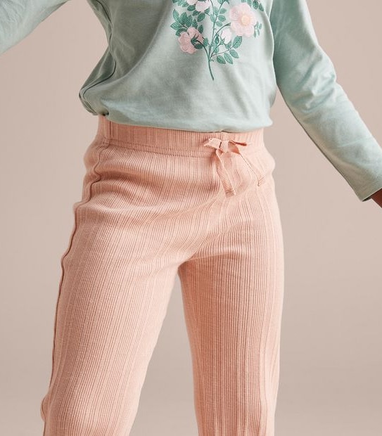 Rib Flare Pants
