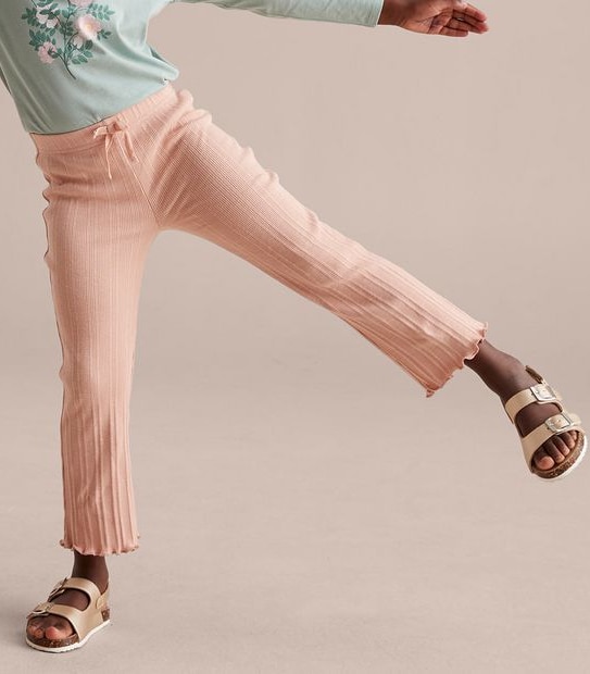 Rib Flare Pants