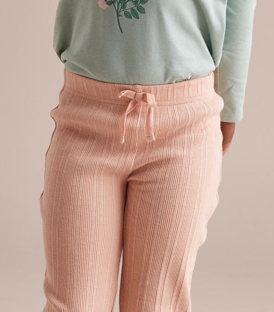Rib Flare Pants
