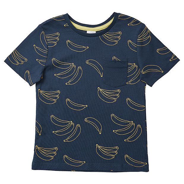 Short Sleeve Banana Print T-Shirt 