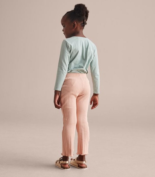 Rib Flare Pants