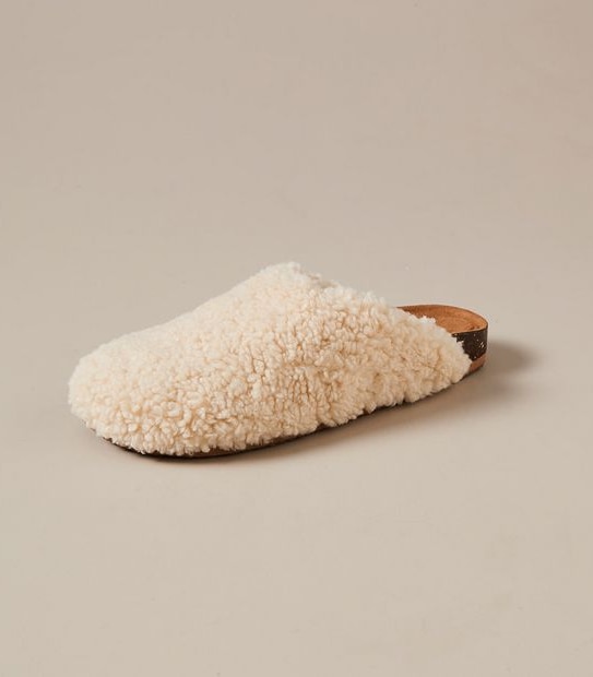 Womens Willow Teddy Clog Slippers