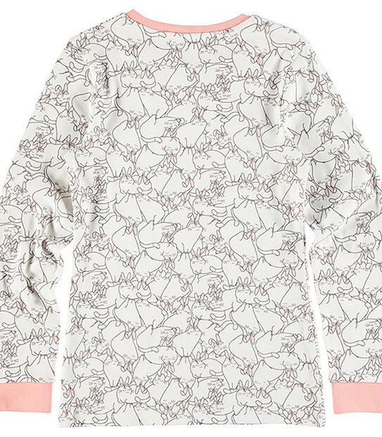 Girls' Cat Rib Pyjama Set