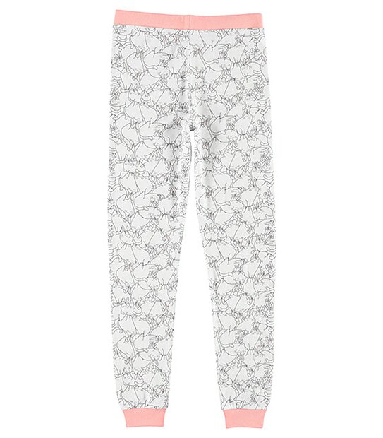 Girls' Cat Rib Pyjama Set