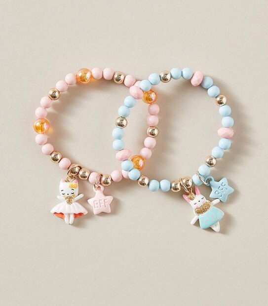 2 Pack BFF Cat and Bunny Bracelet