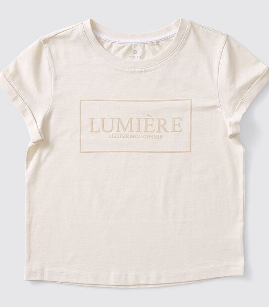 Luminare Flock Print T-shirt - Cream