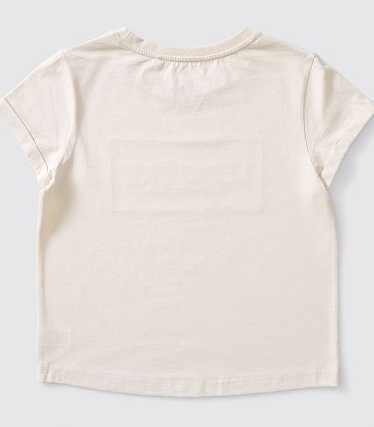 Luminare Flock Print T-shirt - Cream