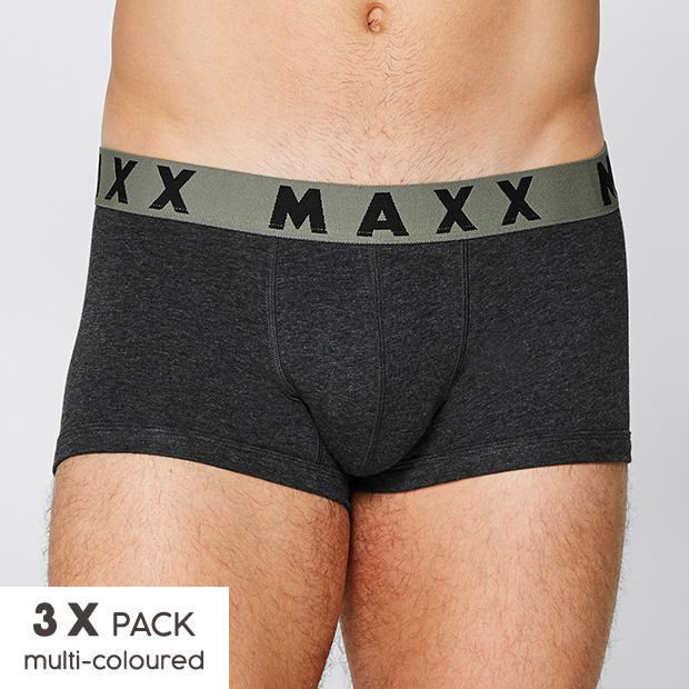 Maxx 3 Pack Fitted Trunks Maxx 3 Pack Fitted Trunks