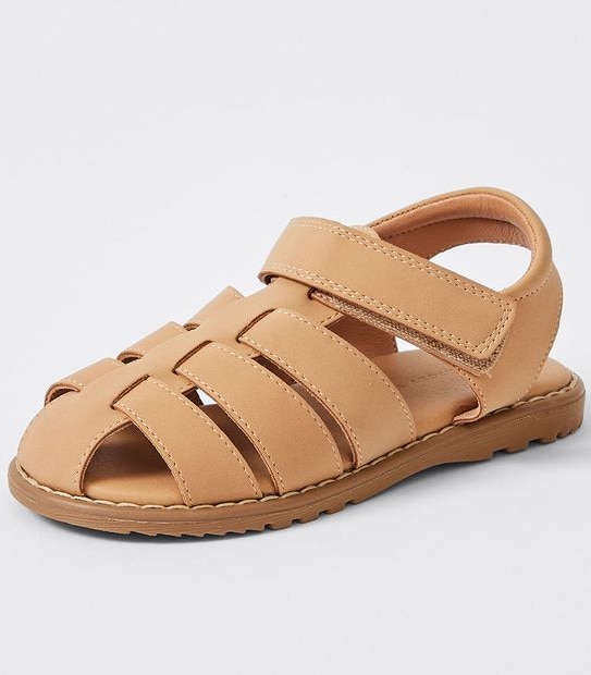 Closed Front Sandal - Tan