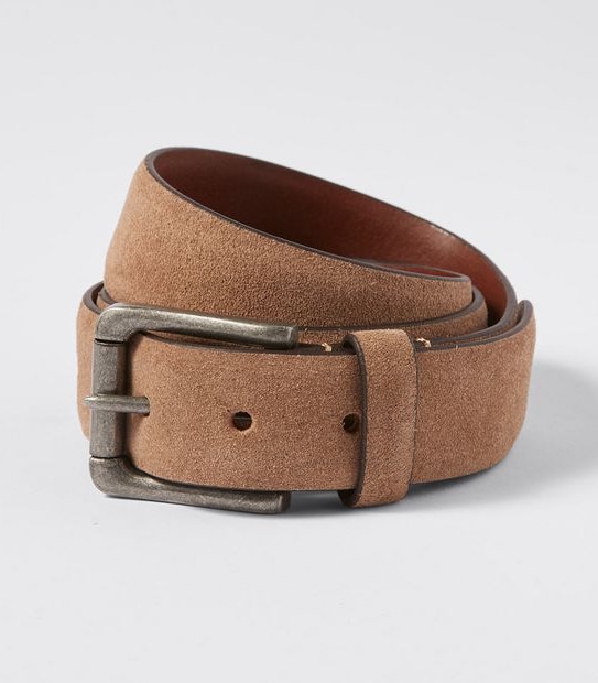 Leather Suede Belt
