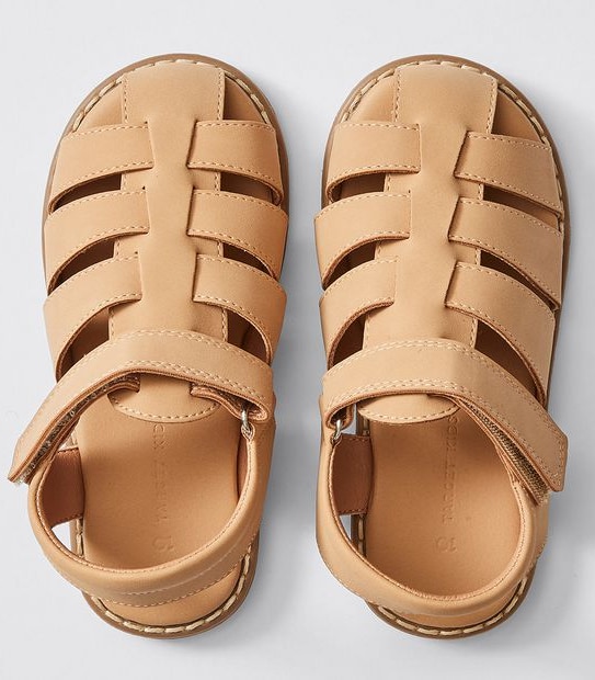 Closed Front Sandal - Tan