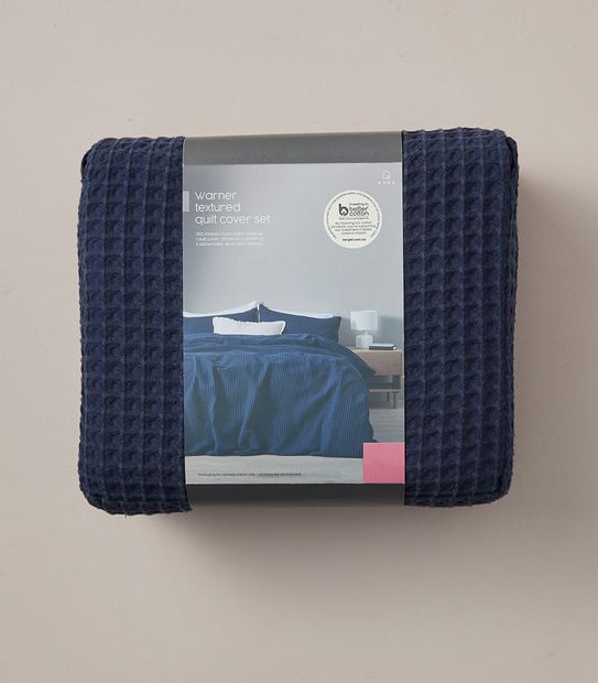 Warner Textured Quilt Cover Set