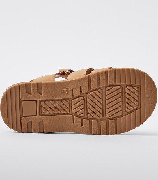 Closed Front Sandal - Tan