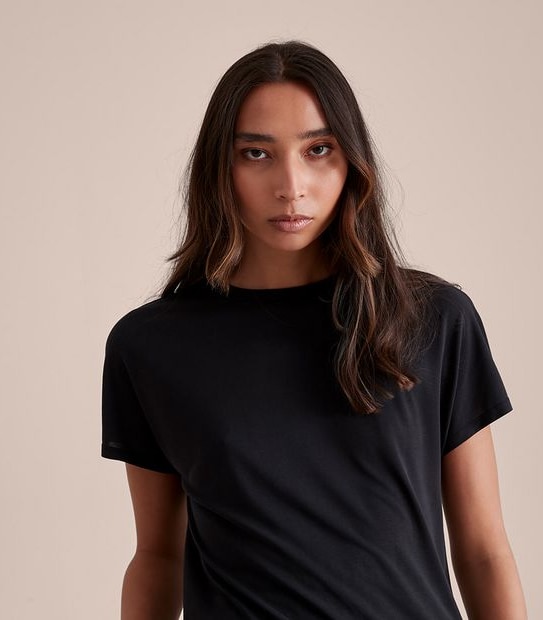 Preview Extended Shoulder Crew Neck T-Shirt