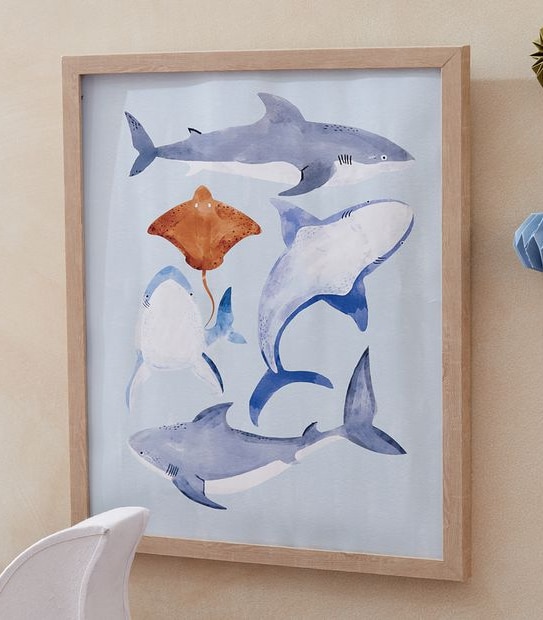 Ocean Depths Framed Print