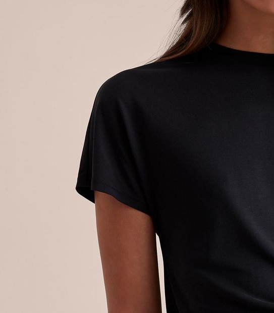 Preview Extended Shoulder Crew Neck T-Shirt