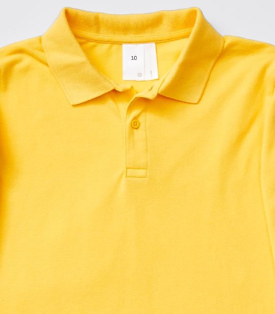 3 Pack Unisex Long Sleeve School Polo Tops