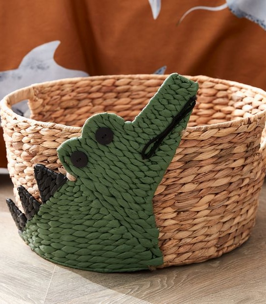 Kids Crocodile Storage Basket
