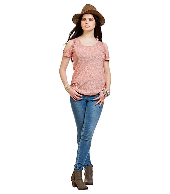 New Look Cold Shoulder T-Shirt 