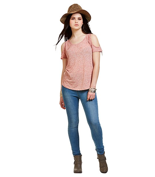 New Look Cold Shoulder T-Shirt 