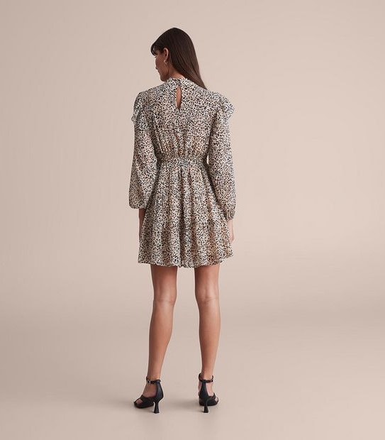 Preview Pintuck Detail Mini Dress