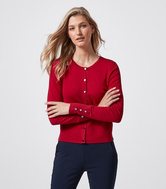 Preview Crew Neck Cardigan