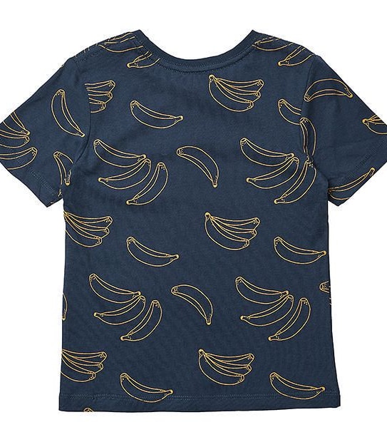 Short Sleeve Banana Print T-Shirt