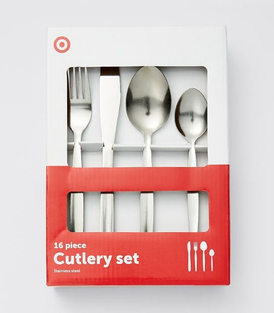 Target 16 Piece Stainless Steel Cutlery Set