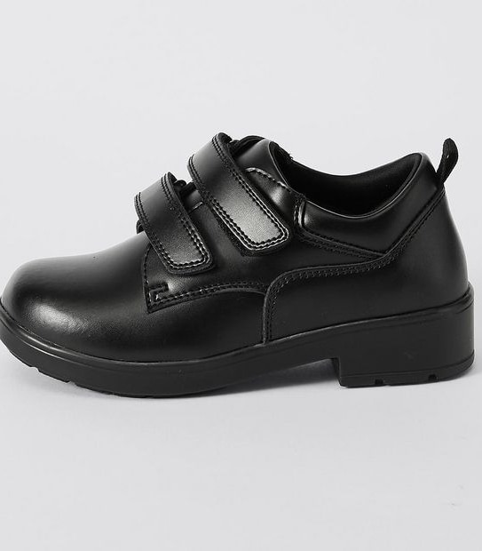 Earl Junior Twin Tab Leather School Shoes