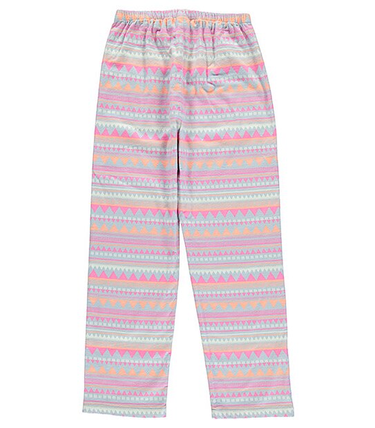 Girls' Jersey Flannelette Pyjama Set