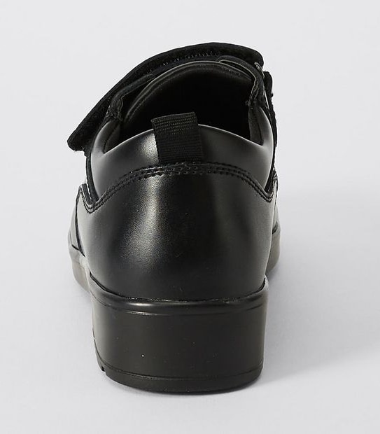 Earl Junior Twin Tab Leather School Shoes