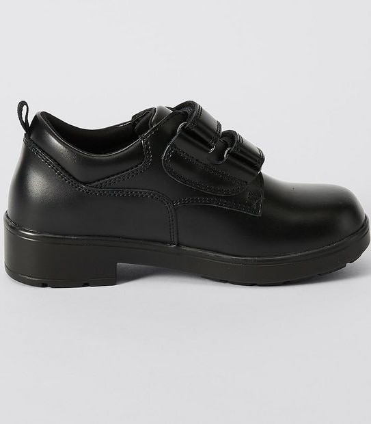 Earl Junior Twin Tab Leather School Shoes