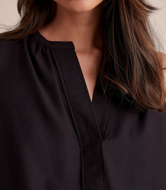 Preview Notch Neck Blouse