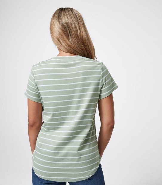 Dannii Minogue Petites Crew Print T-Shirt