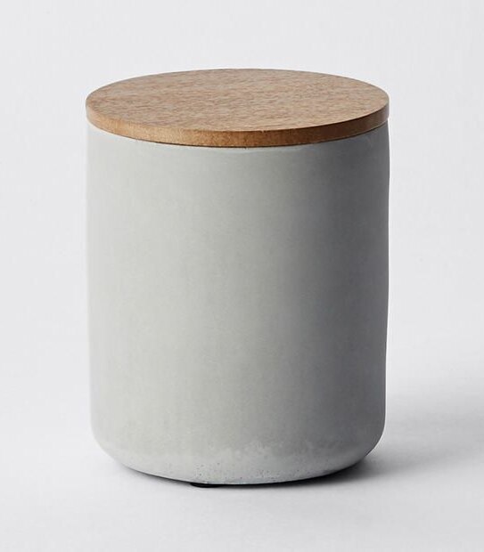Citronella Candle Outdoor Concrete Canister 