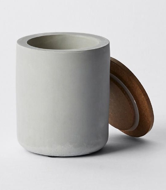 Citronella Candle Outdoor Concrete Canister 