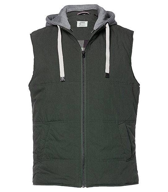 Hooded Padded Gilet Vest