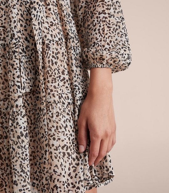 Preview Pintuck Detail Mini Dress