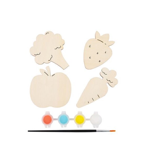 Paint Your Own Wooden Farmers Market Set