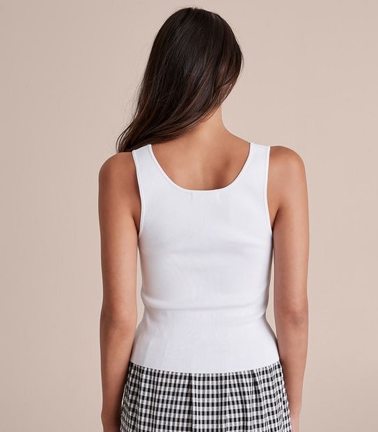 Preview Crepe Knit Tank Top